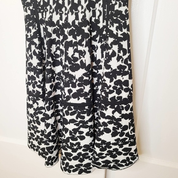Kate Spade Floral Jacquard Knit Fit & Flare Dress - Picture 6 of 8